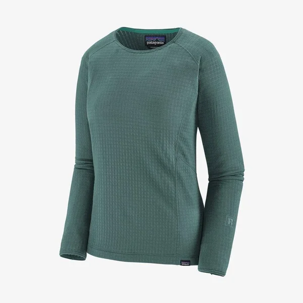 Patagonia Women's R1 Crew - Green - 40065 - XL