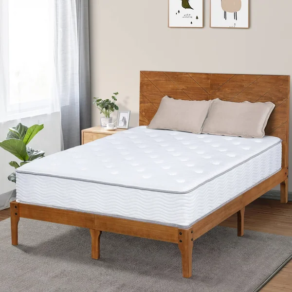 Sleeplanner 10-Inch Full Size Tight Top I-Gel Infused Spring Mattress