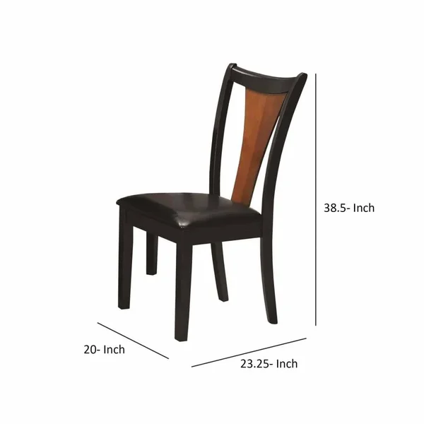 Coaster Boyer Dining Chair, Black Cherry - 2 count