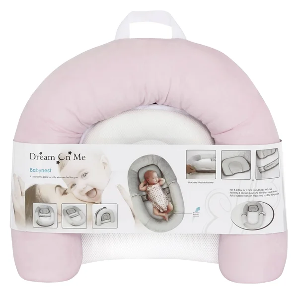 Dream on Me Portable Cozy Lounger in Pink