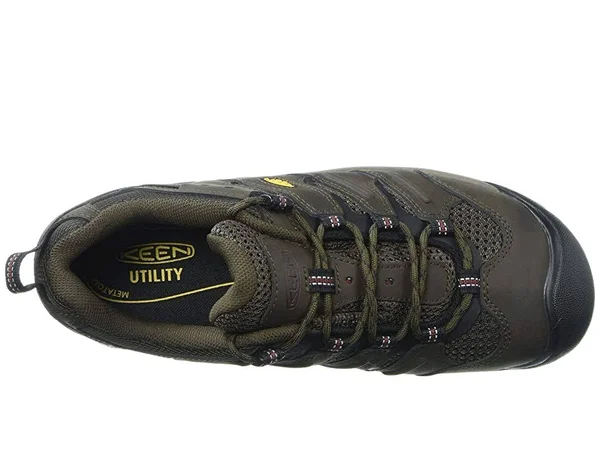 Keen Utility Lansing Low-Steel Toe 8 Men's Brown Shoe