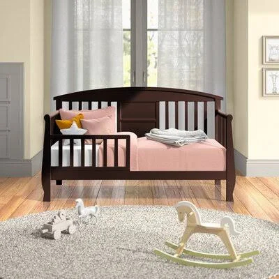 Duerr Toddler Solid Wood Bed Andover Mills Baby & Kids Bed Frame Color: Espresso