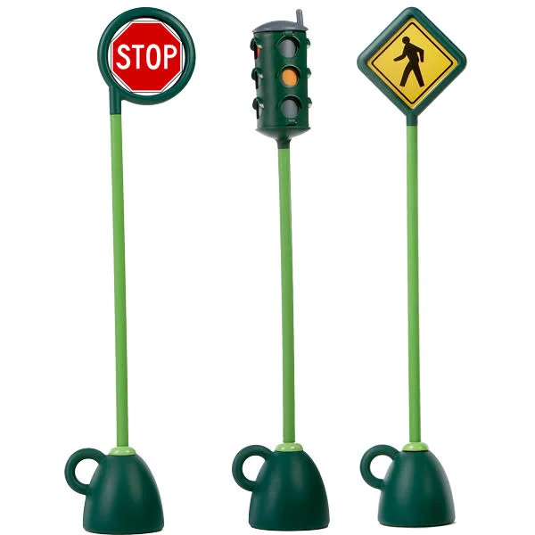 Preschool & Daycare 3 pc. 9402B Traffic Sign Set - Plastic Italtrike