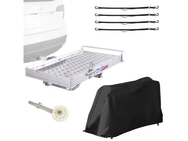 Silver Spring 350-lb Capacity Tilt-A-Rack Scooter Carrier Bundle
