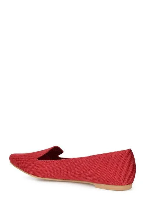 Journee Collection Vickie Flat, Women's, Red, Size 12, Flats