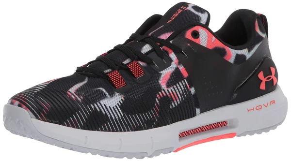Under Armour Women's HOVR Rise Printed Training Shoes - Black, 7