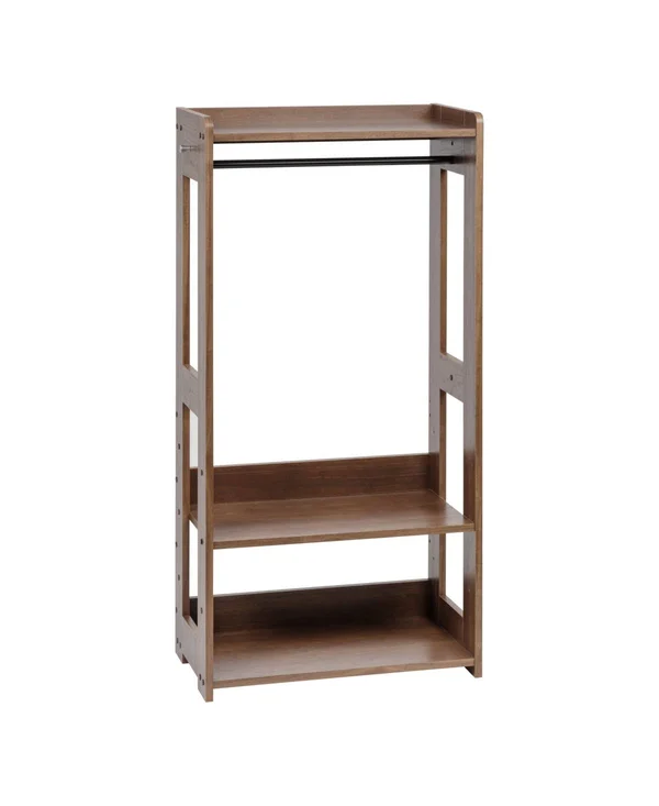 Iris Compact Wood Garment Rack - Natural