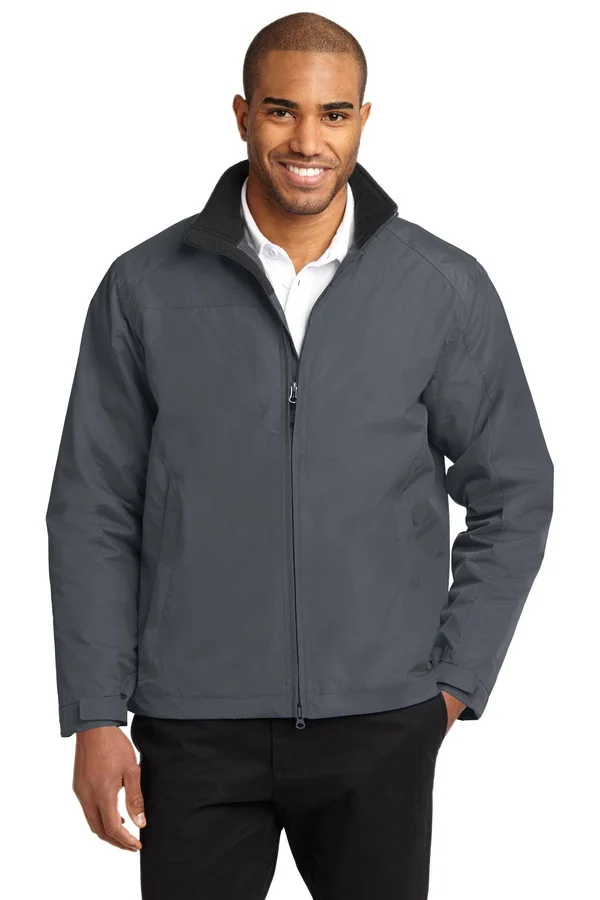 Port Authority J354 Challenger II Jacket - Steel Grey/True Black - Xs