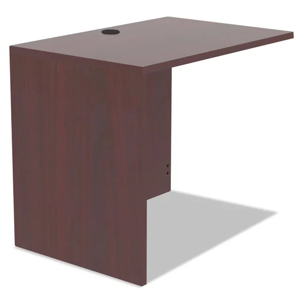 Alera Valencia Series Reversible Return/Bridge Shell 35W x 23 5/8d Mahogany