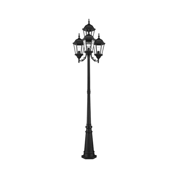Livex Lighting Hamilton 4 Light Textured Black Outdoor Post Light - 7557-14