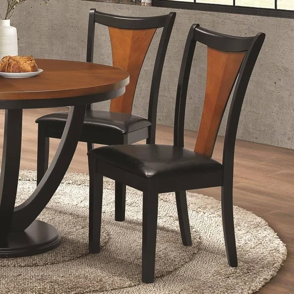 Coaster Boyer Dining Chair, Black Cherry - 2 count