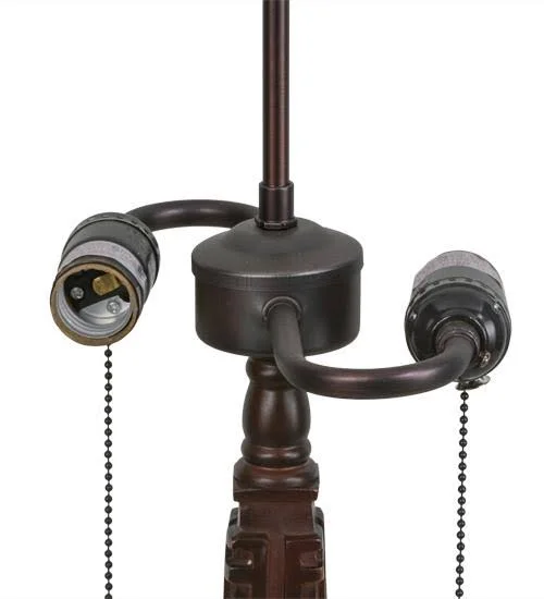 Meyda 159892 23 in. High Mission Base Table Lamp