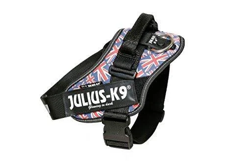 Julius-K9 IDC-Power Harness, British Flag, Size: 4/96-138 cm/38-54.5x22