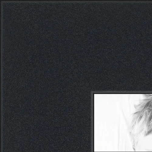 Collage Picture Frame, Satin Black Frame with 12 openings for 4x6 Photos with Brown Sandpiper Mat. D3926DJ465, ArtToFrames