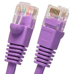Installerparts Ethernet Cable Cat5e Cable UTP Booted 150 ft - Purple - Professional Series - 1Gigabit/Sec Network, Internet Cab
