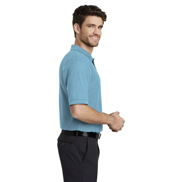 Port Authority K500ES Extended Size Silk Touch Polo - Maui Blue - 10XL