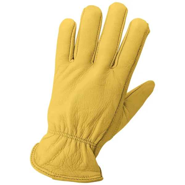 Global Glove Premium Reinforced Palm Grain Cowhide Leather Gloves - Medium - 3100