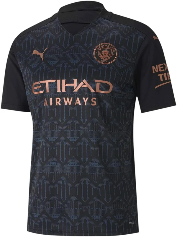 Puma Manchester City FC Away Replica Soccer Jersey - Black