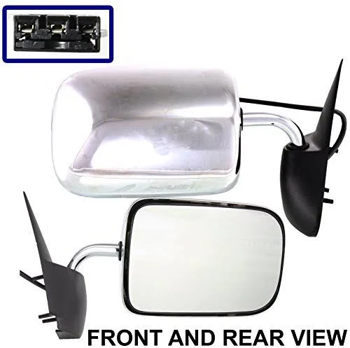 Dodge Full Size Pickup 94-97 Side Mirror Right Passenger, Power, Chrome DG32ER