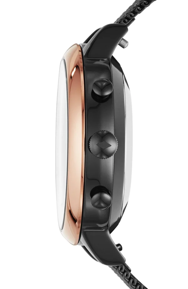 Fossil Women's Hybrid Smartwatch Jacqueline Stainless Steel - Black