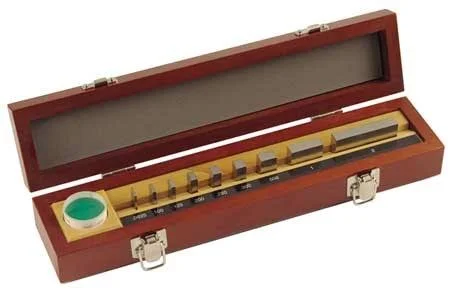 Mitutoyo Gage Block Set w/Optical, 9 Pc, -, Size: 0.0625 - 2.0 Inches