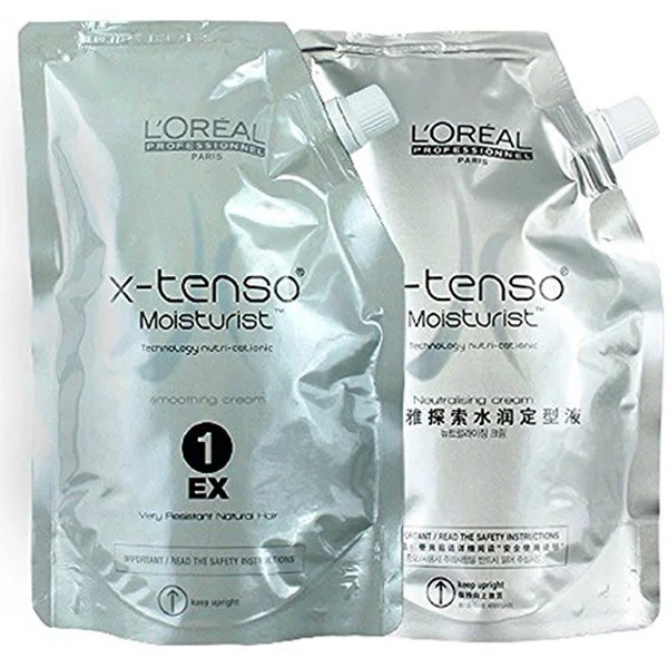 Loreal X-tenso Hair Straightener Cream 400ml - Very Resistant Hair