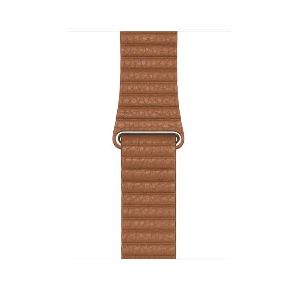 Apple Watch 44mm Saddle Brown Leather Loop - Large