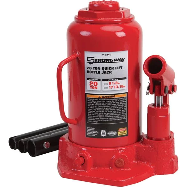Strongway 20-Ton Hydraulic Quick Lift Bottle Jack NT92003K