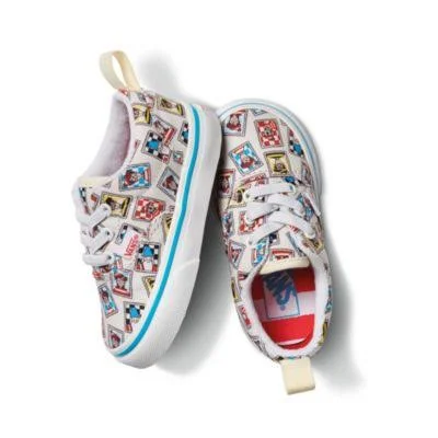 Vans x Where&s Waldo? Toddler Era Elastic Lace (Postage) 3.5 Toddler
