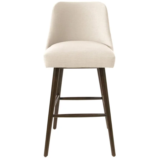 30x22 Geller Modern Barstool Talc Linen - Project 62