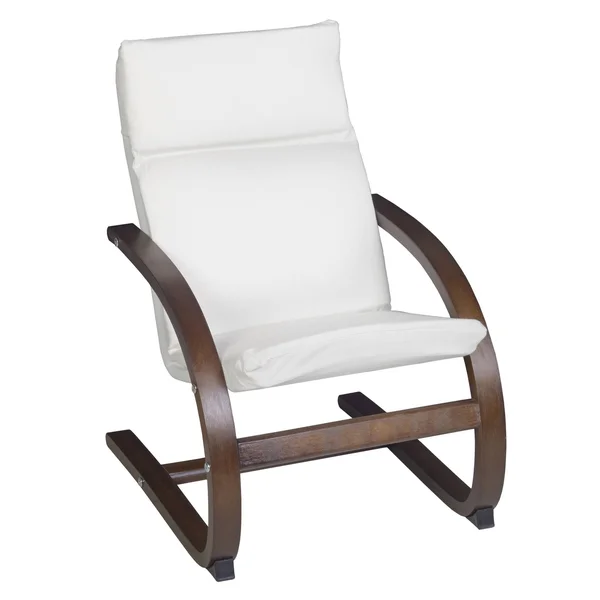 Noble Myra Children's Reclining Chair - Mocha Walnut/ Beige