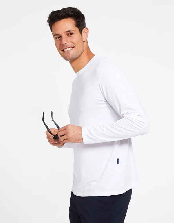 Solbari UPF 50+ Men's Sun Protection Long Sleeve Fitness Active T-Shirt - UV Protection - Sun Protective