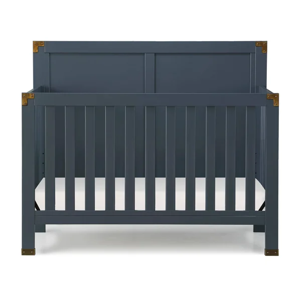 Baby Relax Standard Full-Sized Crib Graphite Blue