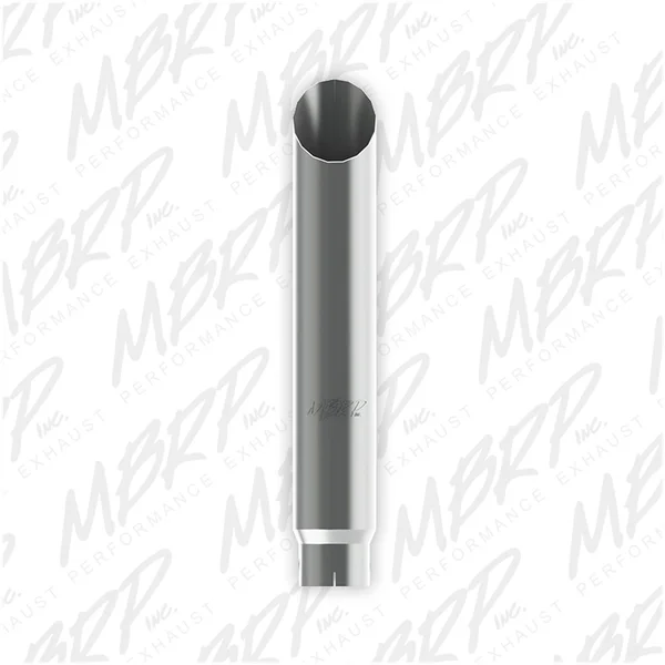 MBRP B1660 Exhaust 1 PC Stack 6x22 Angle Cut 36x22 Mirror Polished T304 - 5x22 Inlet