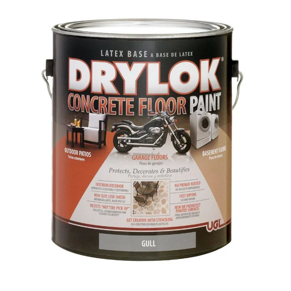 Drylok Concrete Floor Paint 1 Gallon Gull