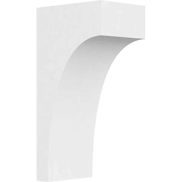 Ekena Millwork CORP07X10X20STO Standard Stockport Architectural Grade PVC Corbel - 20 x 7 x 10 in.