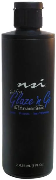 NSI Glaze &n Go Tack-free UV Gel Sealant - 8oz