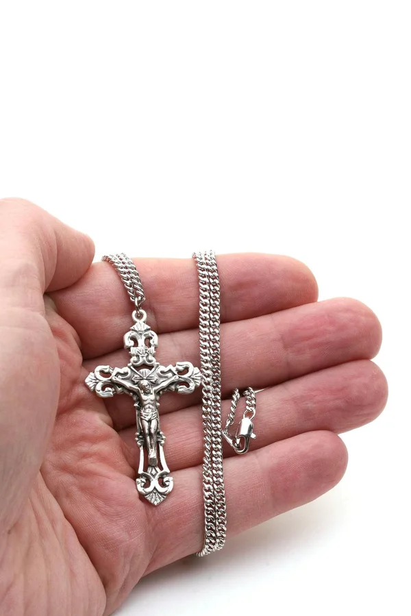 Sterling Silver Crucifix Pendant
