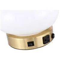 Elegant TL3035BR Alix 1 Light Brass Table Lamp