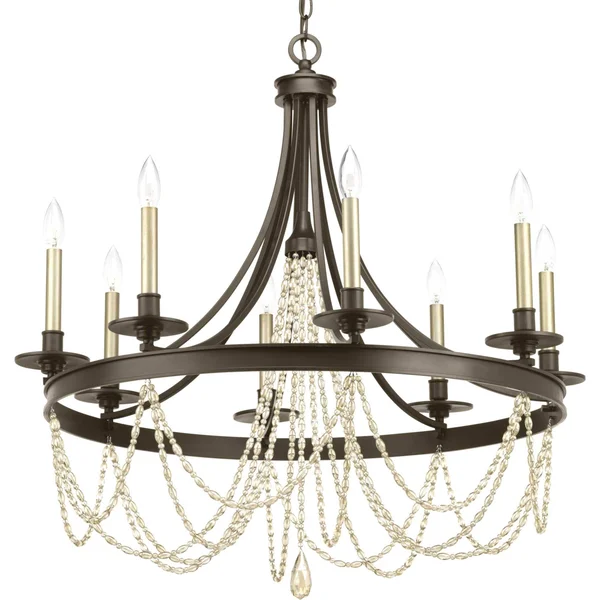 Progress Lighting P400005-020 Allaire Eight-Light Chandelier