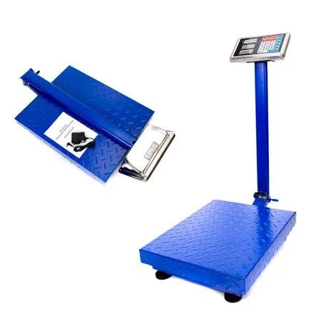 Ktaxon 600lb 300kg Weight Price Scale Digital Floor Platform Shipping Warehouse Postal, Blue