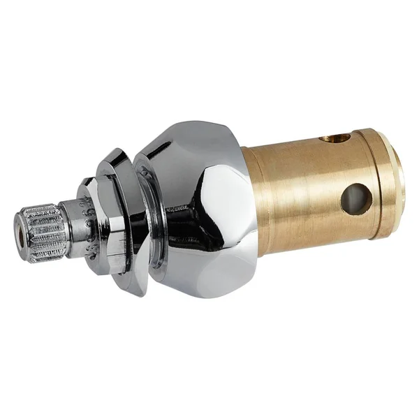 Tu0026S Brass 006477-40NS Spindle ASSEMBLY - Quarter-Turn Eterna w/ Spring Check CWS Escutcheon Bonnet, LTC (Cold) by KullySupply