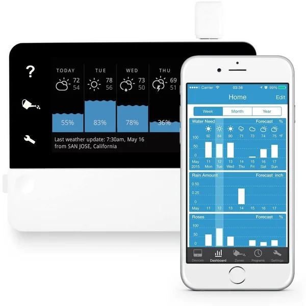 Rainmachine Touch HD-12 Cloud Independent Smart WI Fi Irrigation Controller - 6" x 1" x 4"