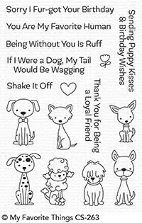 My Favorite Things Puppy Kisses Clear Stamps