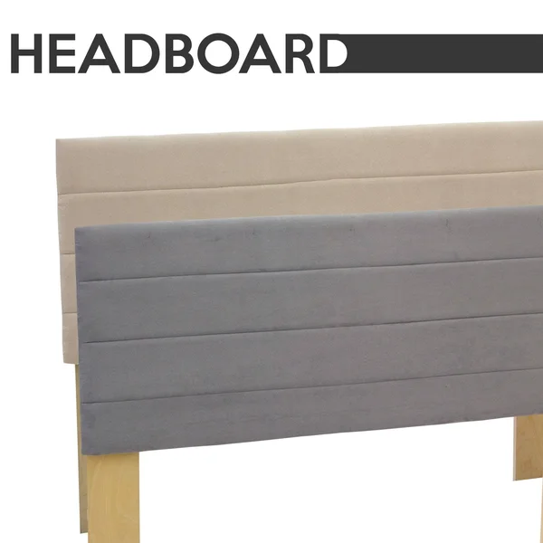 Onatan Upholstered Fabric Headboard - Full-Grey