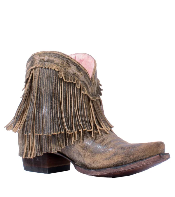 Junk Gypsy by Lane Boots Tan Leather Spitfire Cowgirl