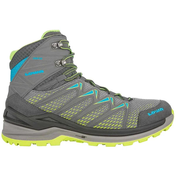 Lowa Men's Innox Pro GTX Mid Boots 11.5 Graphite, Lime Medium