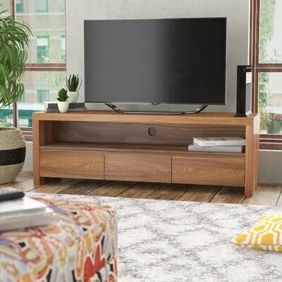 Ivy Bronx Zac TV Stand for TVs Up to 65x22 Color: American Walnut