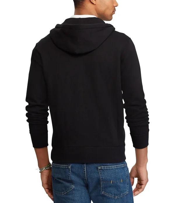 Polo Ralph Lauren Big Tall Classic Fleece Full-Zip Hoodie - Mens, 5XB, Alaskan Heather