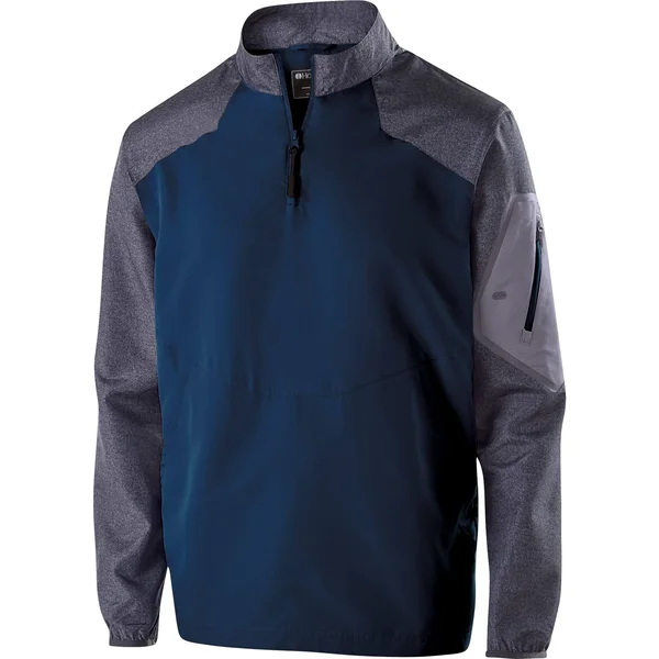 Holloway 229155 Raider Pullover - Carbon Print/Navy - XL